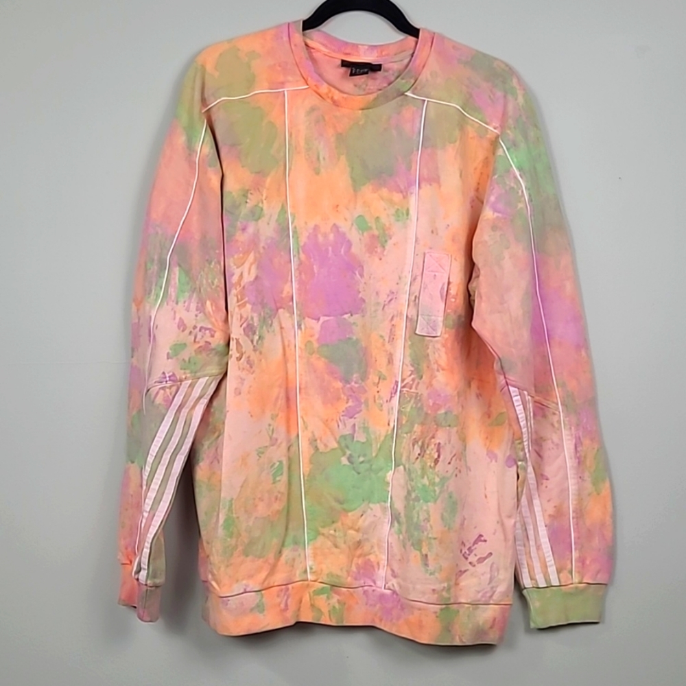 adidas Multicolor Tie-Dye Crewneck Sweatshirt